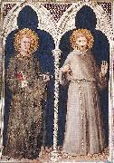 Simone Martini St Anthony and St Francis Sweden oil painting artist